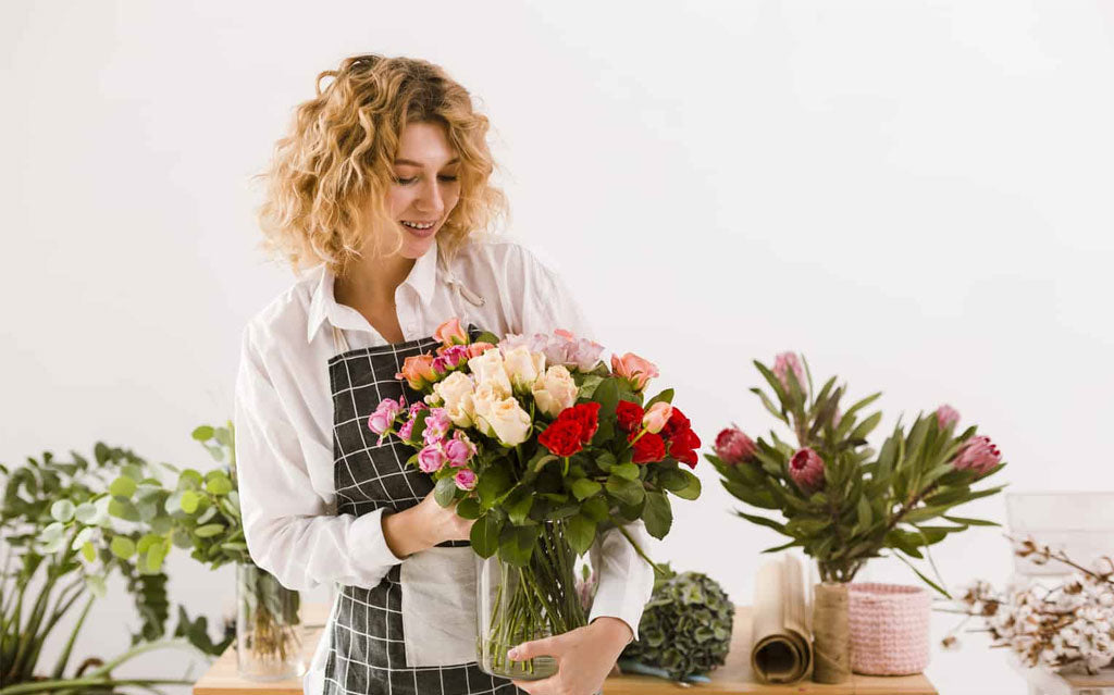 Flower arrangement guide